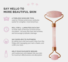 Load image into Gallery viewer, GENUINE Rose Quartz Face Roller