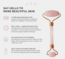 Load image into Gallery viewer, GENUINE Rose Quartz Face Roller
